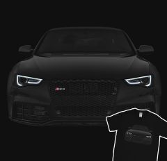 RS5 T-Shirt  T-Shirt A5  A5 S5  S5 Black