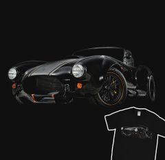 Cobra 1965 Shelby Backdraft Samochód Wyścigowy Koszulka